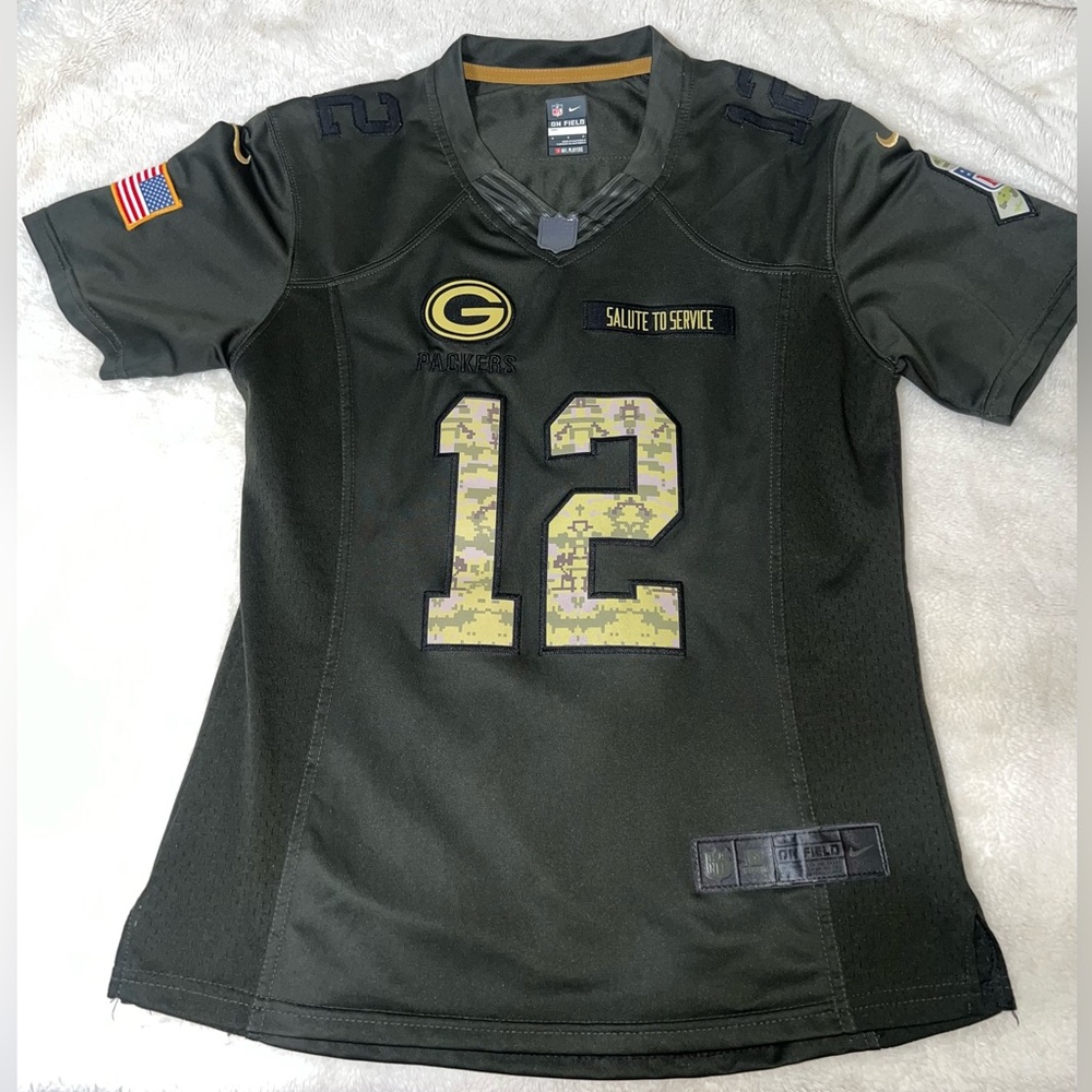 Packers Jersey Rodgers #12 military